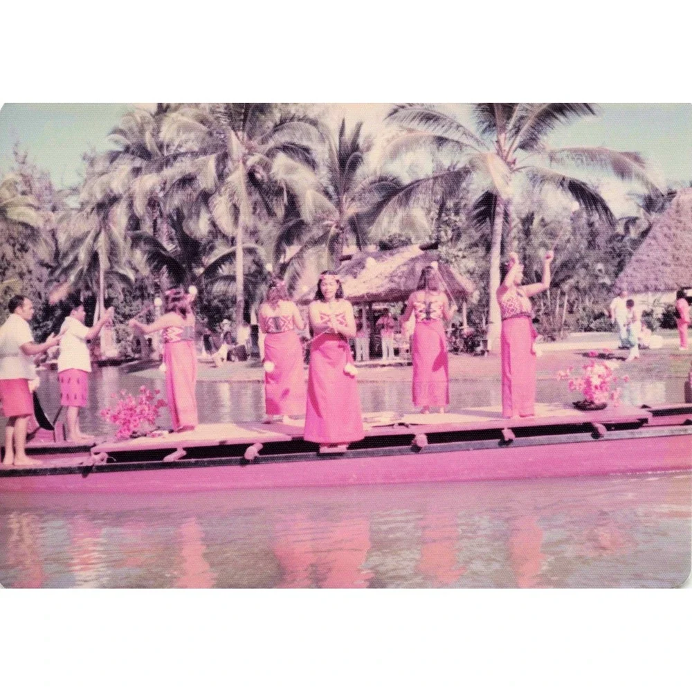Vintage 1970s Polynesian Cultural Center Hawaii Canoe Pageant Photo Lot of 16 - Picture 9 of 16